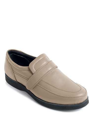 Lincoln Leather Touch Fasten Shoe