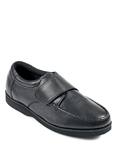 Leather Lightweight Touch Fastening Shoe