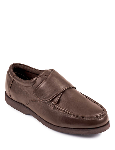 Leather Lightweight Touch Fastening Shoe