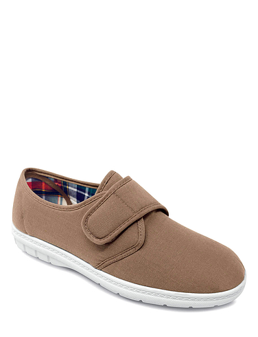 Canvas Touch Fasten Standard Fit Shoes