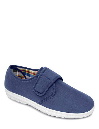 Canvas Touch Fasten Standard Fit Shoes
