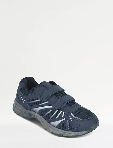 mens wide sneakers with velcro