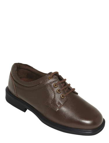 Dual Wide Fit Leather Lace Shoe