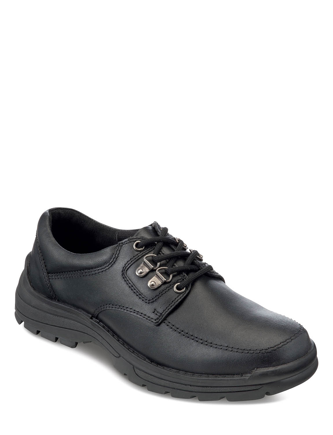 mens leather walking shoes uk