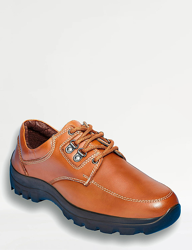 Pegasus Leather Wide Fit Lace Wide Fit Walking Shoe