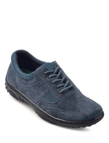 Cushion Walk Wide Fit Lace Travel Shoes with Gel Pad