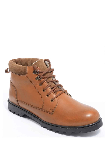 Pegasus Sherpa Fleece Lined Leather Boot