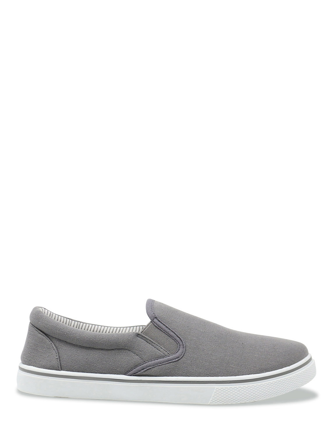 grey canvas slip on shoes womens