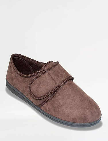 Padders Wide G Fit Touch Fasten Slipper