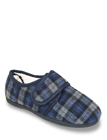 Padders Extra Wide G Fit Touch Fasten Slipper