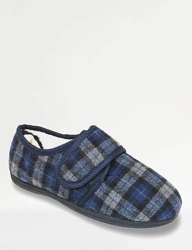 Padders Wide G Fit Touch Fasten Slipper