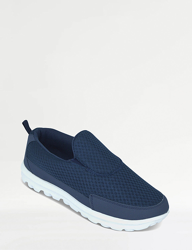 Pegasus Standard Fit Mesh Slip on Trainer