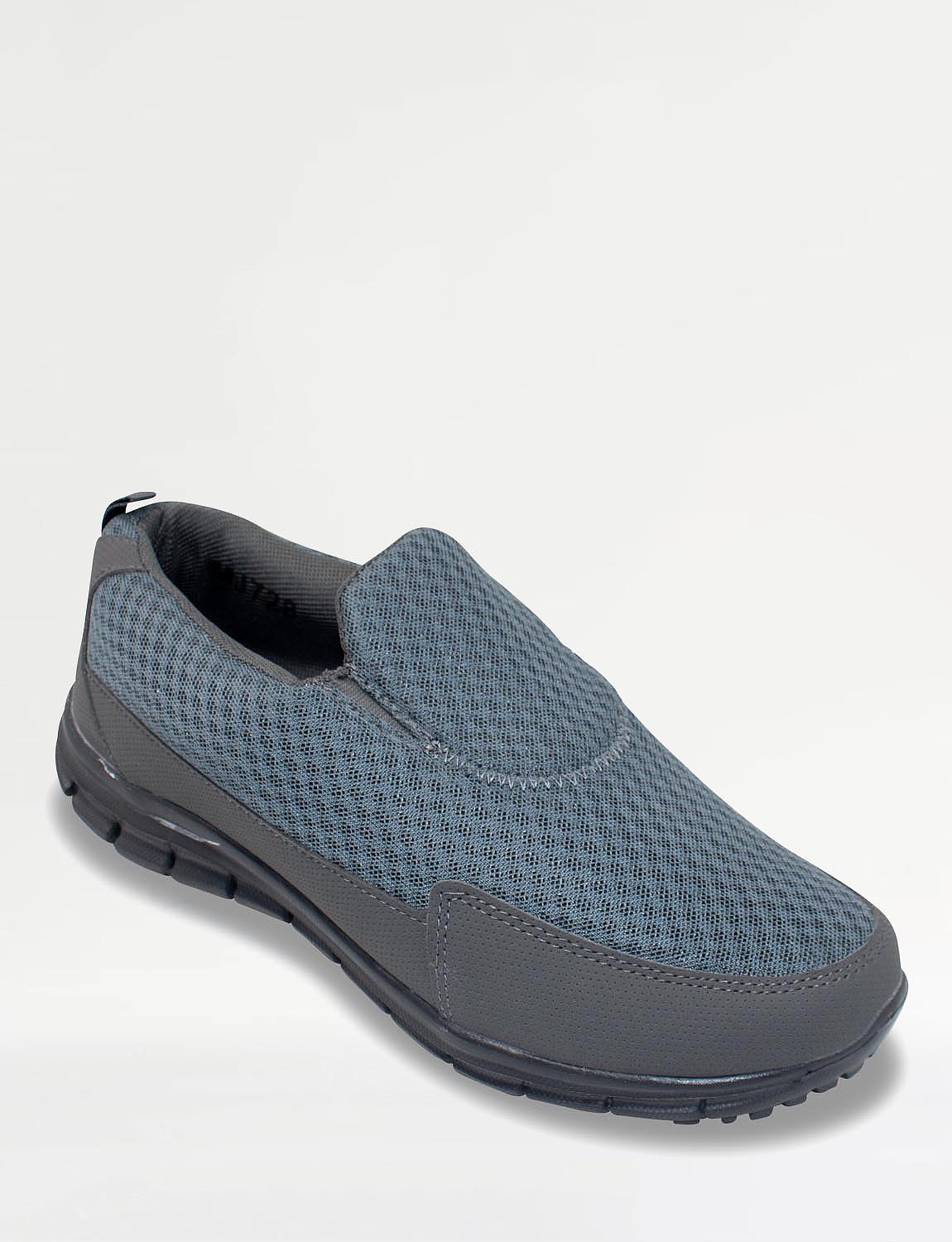 slip on wide fit trainers