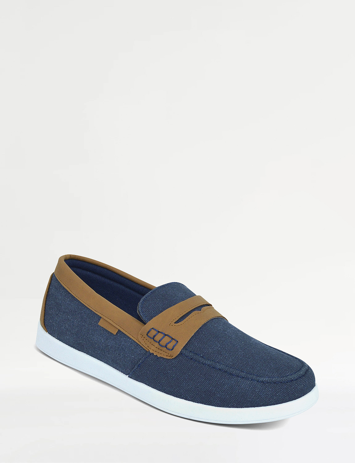 Dr. Keller Wide Fit Slip On Canvas Boat Shoe Chums