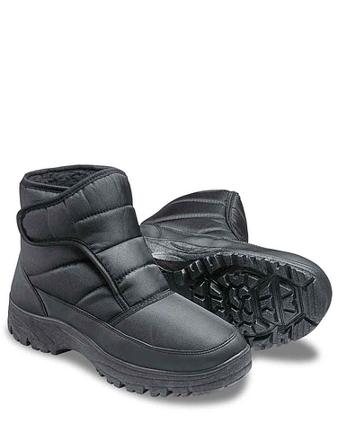 Mens Cushion Walk Wide Fit Snow Boot