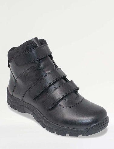 Pegasus Waterproof Wide Fit Touch Fasten Leather Hikers