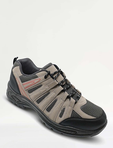 Mens Wide-Fit Lace Walking Shoes
