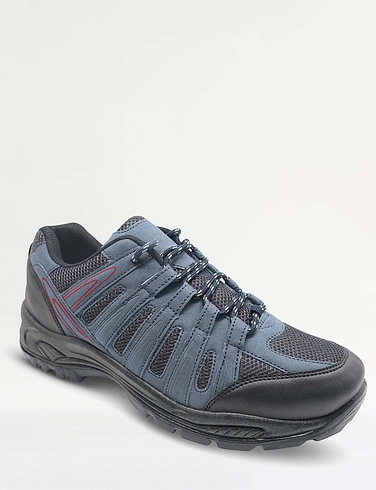 Mens Wide-Fit Lace Walking Shoes