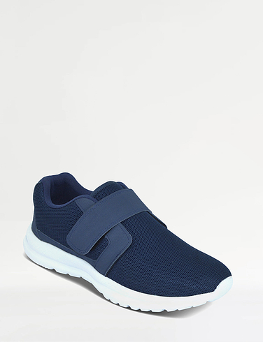 Pegasus Mens Wide-Fit Touch Fasten Trainer