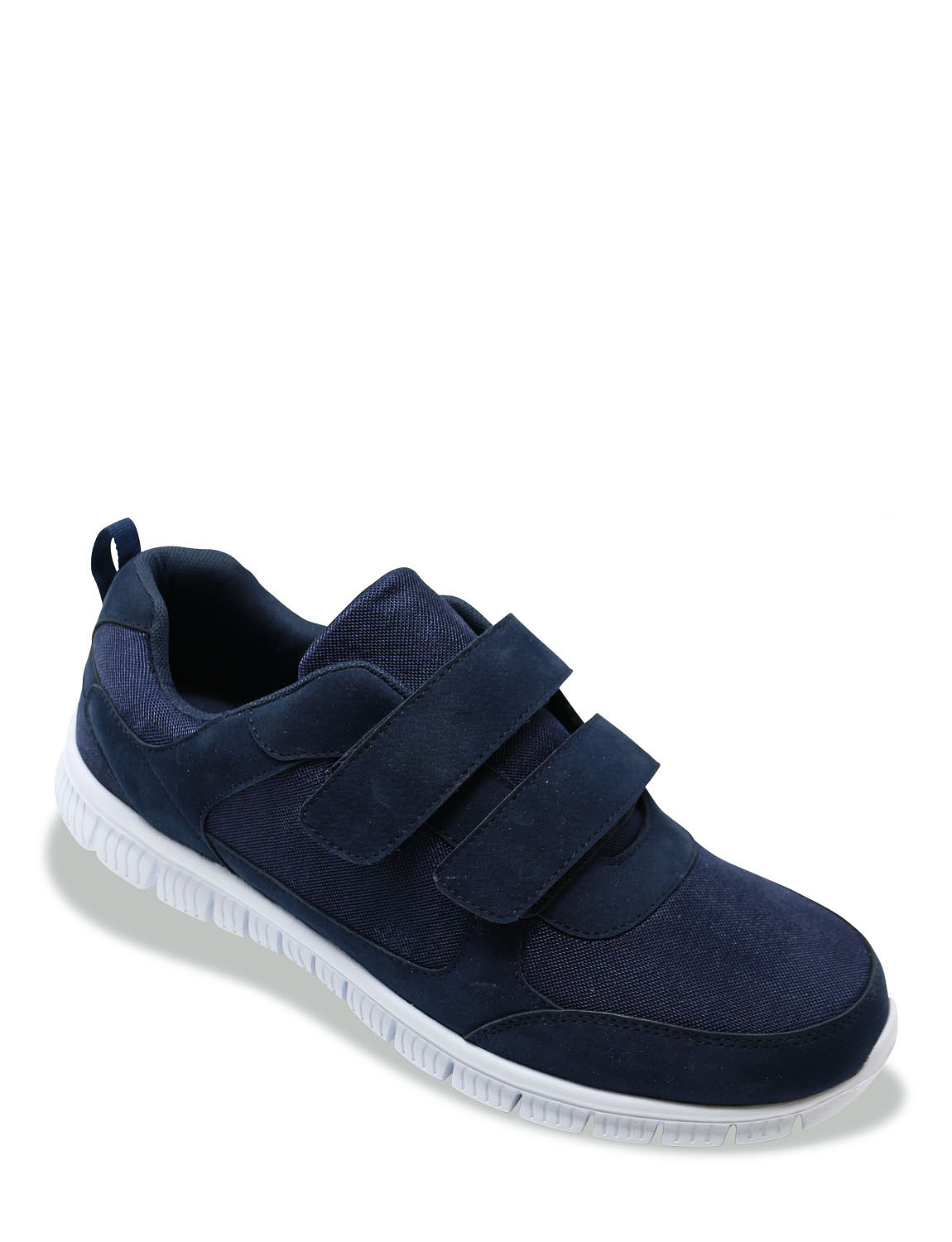wide fit memory foam trainers