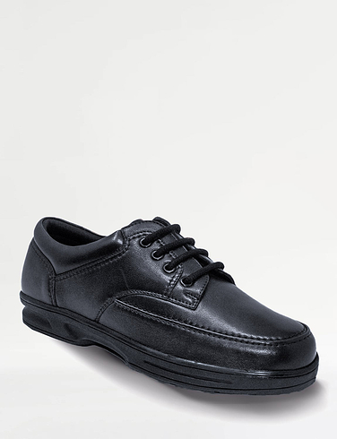 Dr Keller Wide Fit Lace Leather Shoe