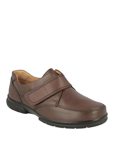 mens leather soled shoes wide fit