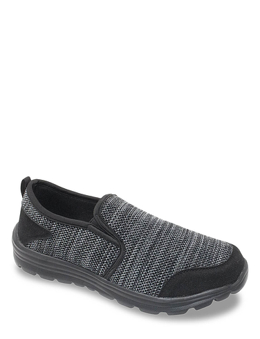 Pegasus Slip On Wide Fit Trainers