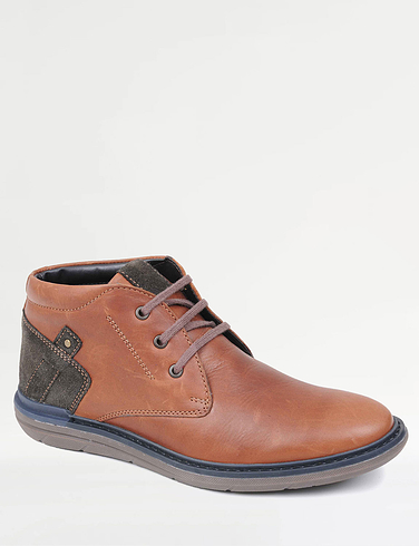Catesby Luxury Leather Lace Mens Boot