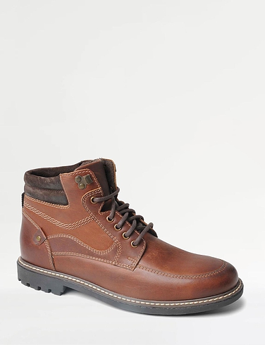 Mens Luxury Leather Lace Up Boots | Chums