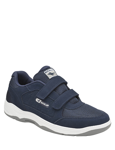 Gola Suede Touch Fasten Wide Fit Trainer