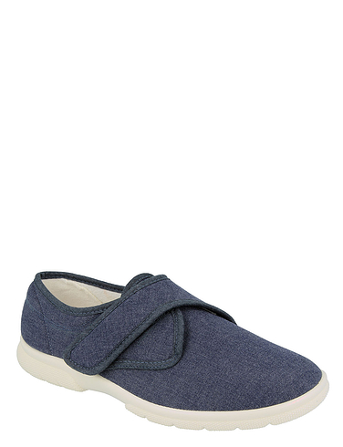 DB Cannock Touch Fasten Extra Wide Canvas EE-4E Shoes