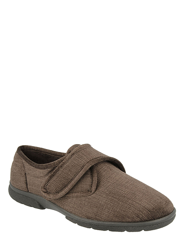 DB Hallam Touch Fasten Ultra Wide 6E-8E House Shoes