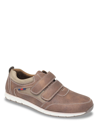 Dr Keller Wider Comfort Fit Touch Fasten Shoe