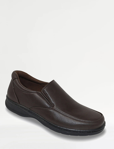 Truflex Slip On Wide Fit Shoe