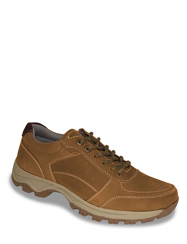 Mens Catesby Leather Walking Shoe With Contrast Trim