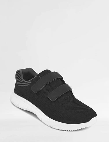 Pegasus Wide Fit Touch Fasten Fly Knit Trainer