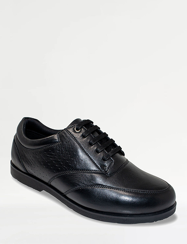 Pegasus Wide Fit Leather Lace Comfort Shoes