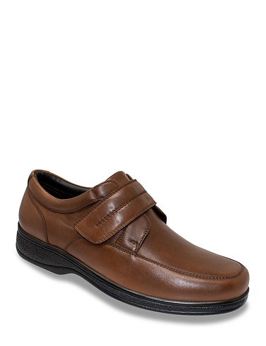 Pegasus Premium Comfort Leather Touch Fasten Shoes
