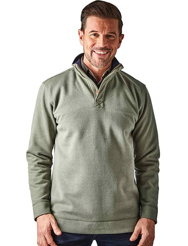 Bar Harbour Quarter Zip Pique Sweater
