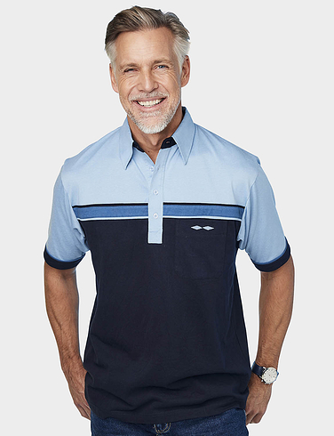 Two Piece Collar Polo Top