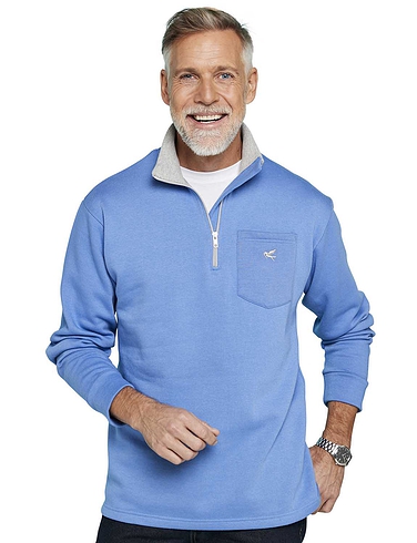 Pegasus Quarter Zip Fleece Sweatshirt