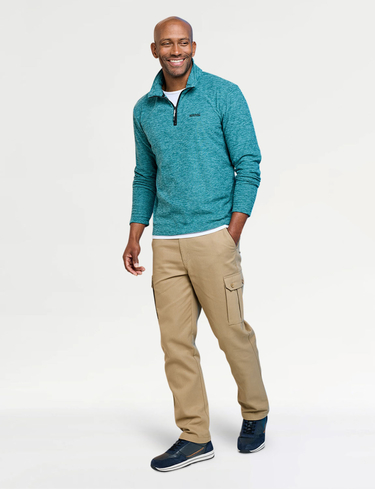 Regatta Quarter Zip Fleece Top Thompson Marl