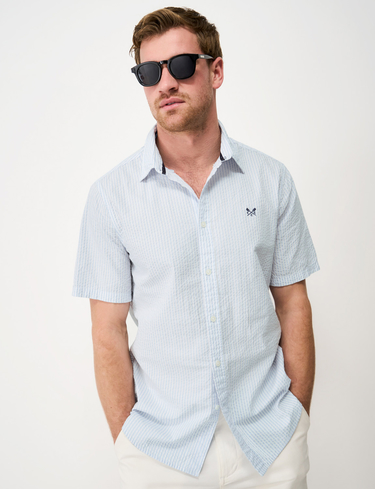 Crew Clothing Seersucker Shirt