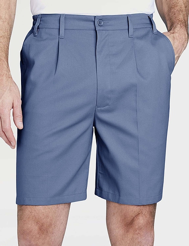 Stain and Water Resistant Easy Care High Rise Shorts