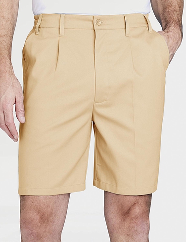 Stain and Water Resistant Easy Care High Rise Shorts