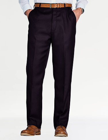 Men's Elastic Waist Tapered Fit Pleated PU Trouser | Boohoo UK