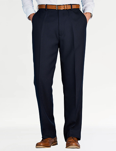 Pegasus Twill Trouser With Hidden Stretch Waist