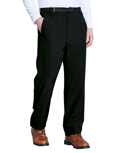 Pegasus Water Resistant Anti Pill Fleece Lined 2 Way Stretch Trouser