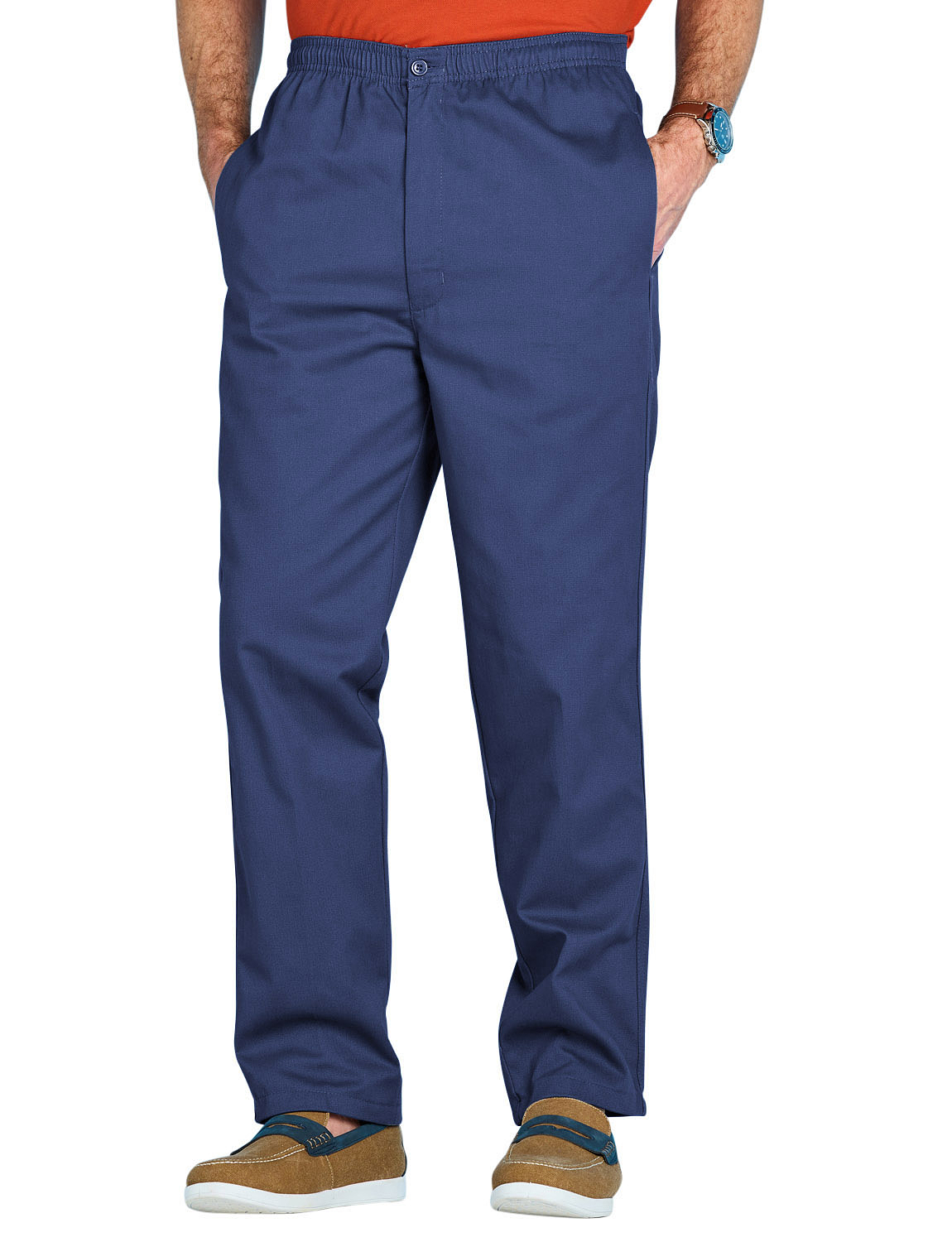 Cotton Trousers With Growing Room - Menswear Trousers