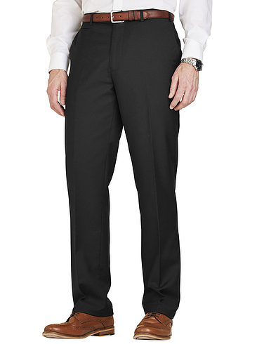 Skopes Madrid Superfine Tailored Fit Twill Suit Trousers